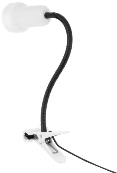 Lampă cu clemă LOLEK 1xE14/24W/230V albă