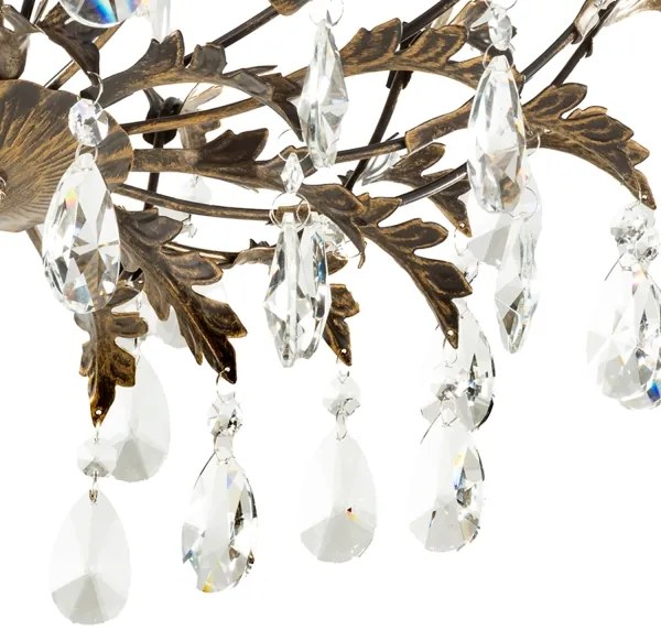 ONLI - Plafonieră TERESA 5xE14/6W/230V bronz