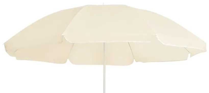 vidaXL Umbrelă de soare de grădină, stâlp din oțel, nisipiu, 180 cm