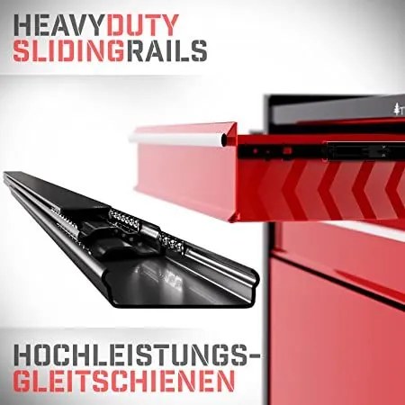 Dulap mobil de scule cu 5 sertare, 615 x 330 x 1085 mm