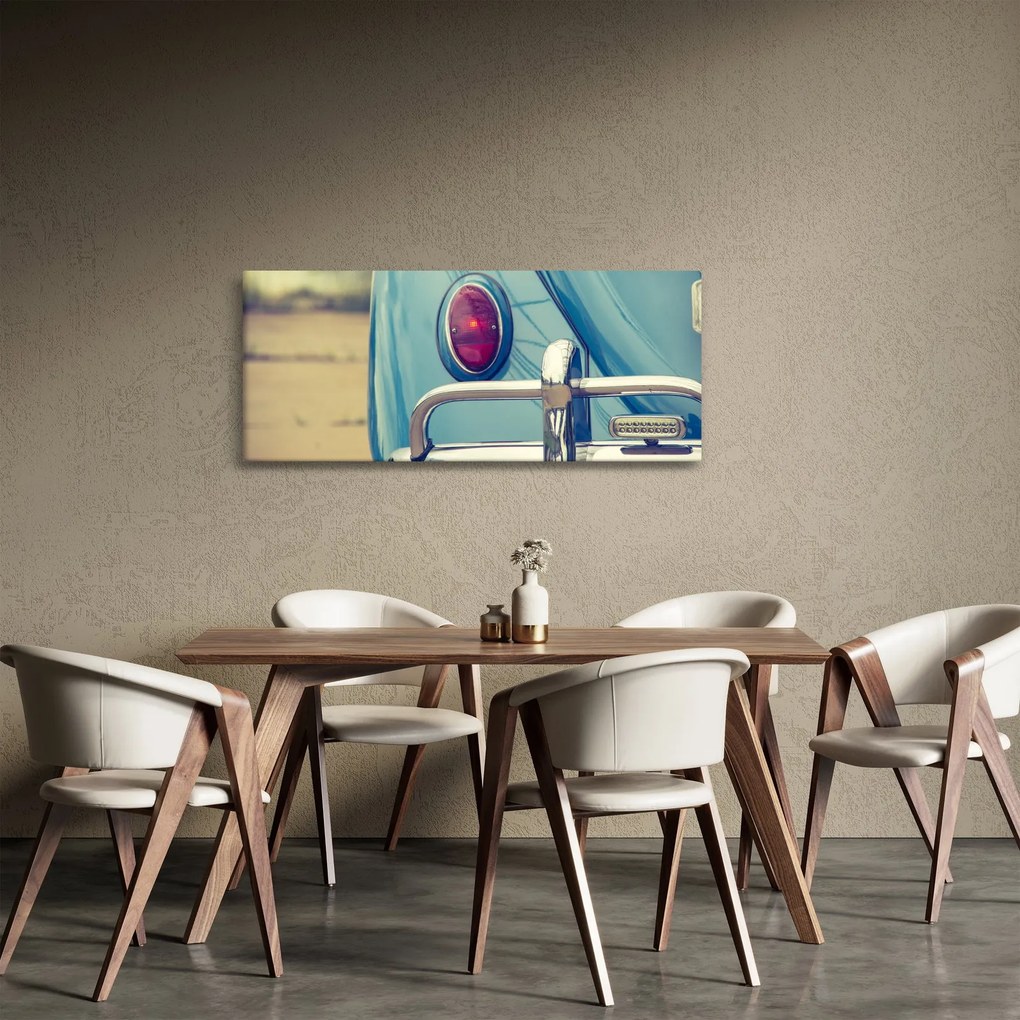 Tablou cu veteran turcoaz (120x50 cm)