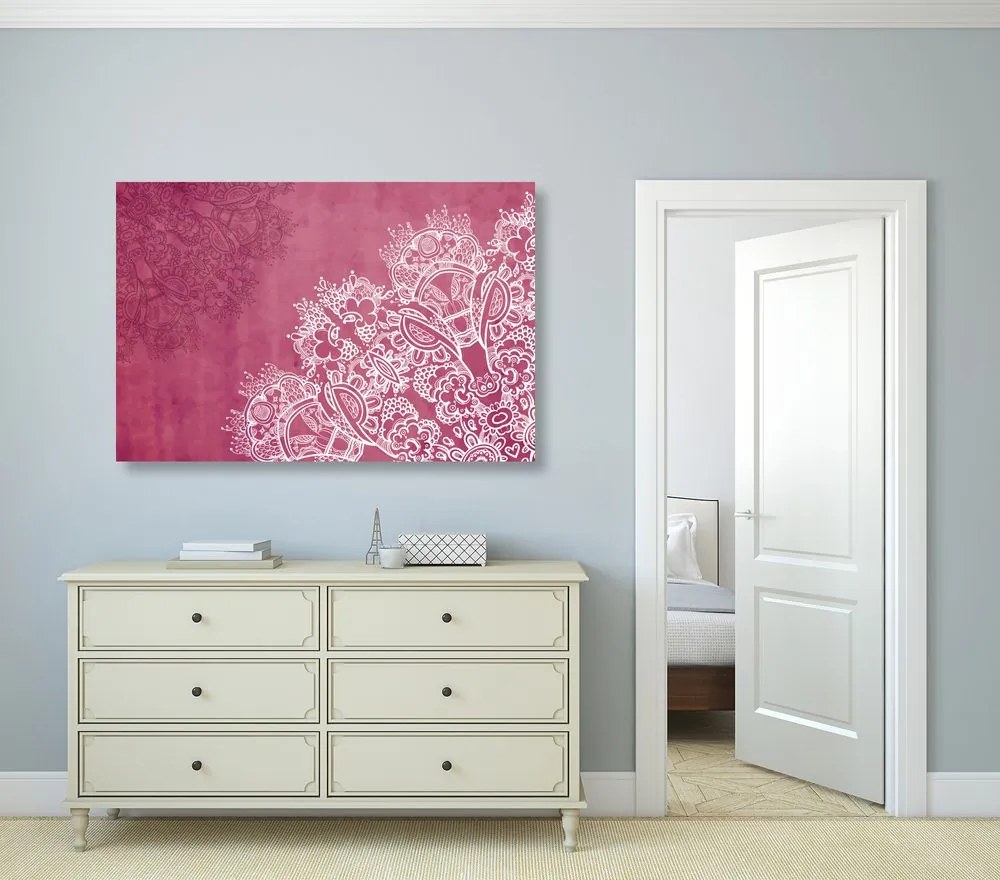 Tablou elemente de mandala florală