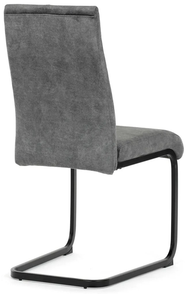 Set de scaune de sufragerie Vintage DCL-D1275GREY4, 4 buc