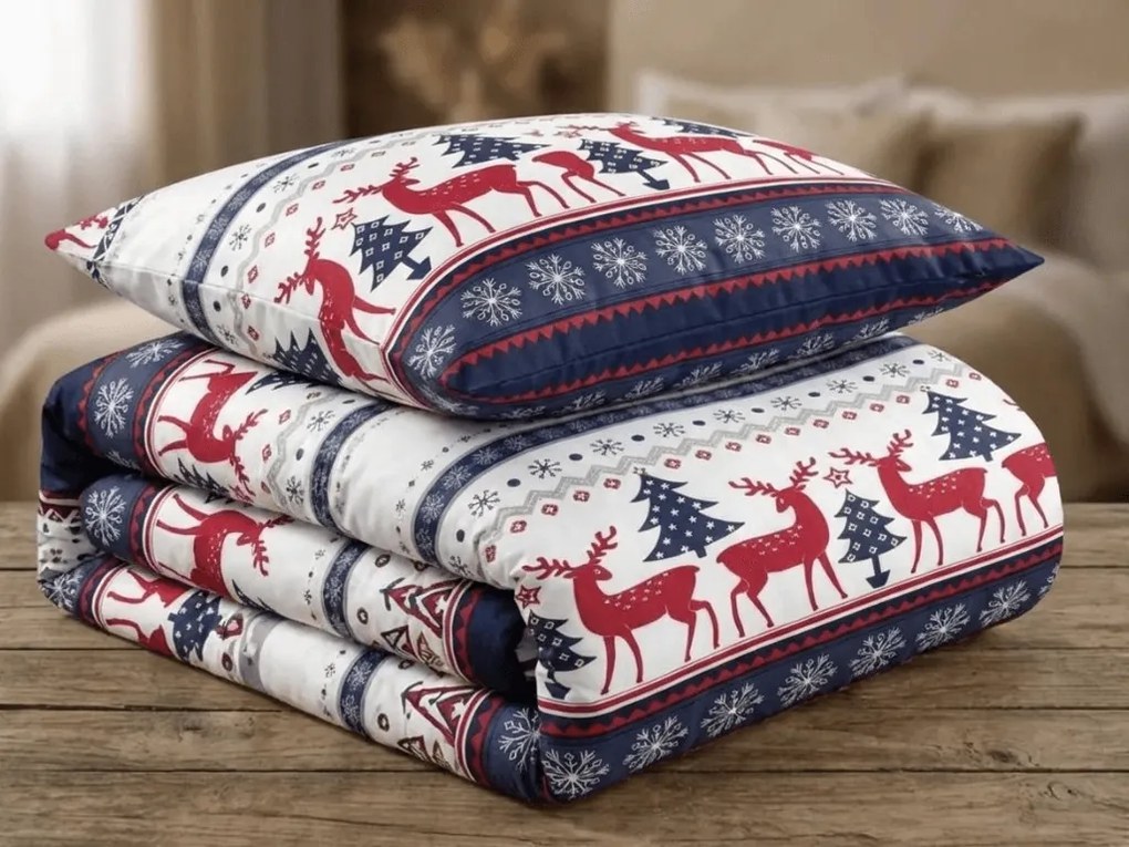 Lenjerie de pat din microfibra FROSTIA alba Dimensiune lenjerie de pat: 70 x 80 cm | 140 x 200 cm