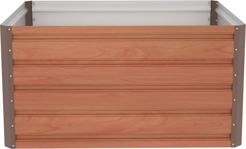 Paturi înălțate G21 Daisy 100 x 80 x 52 cm, dintablă, maro