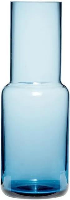 Vaza albastra din sticla 25 cm Ocean Hubsch