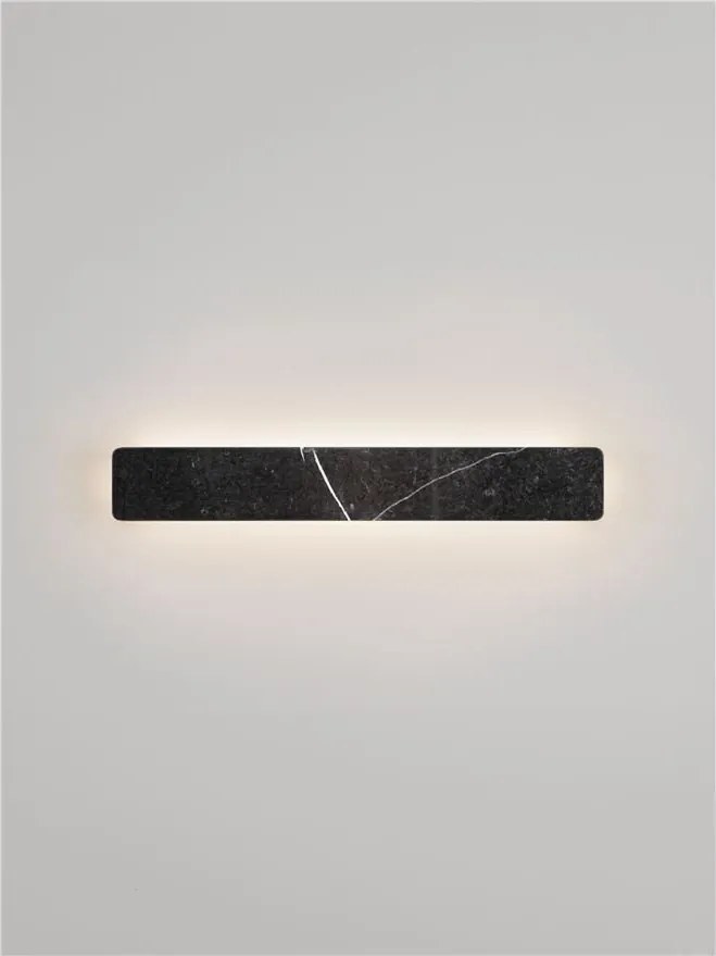 Aplica de perete LED din marmura neagra ALYSSA