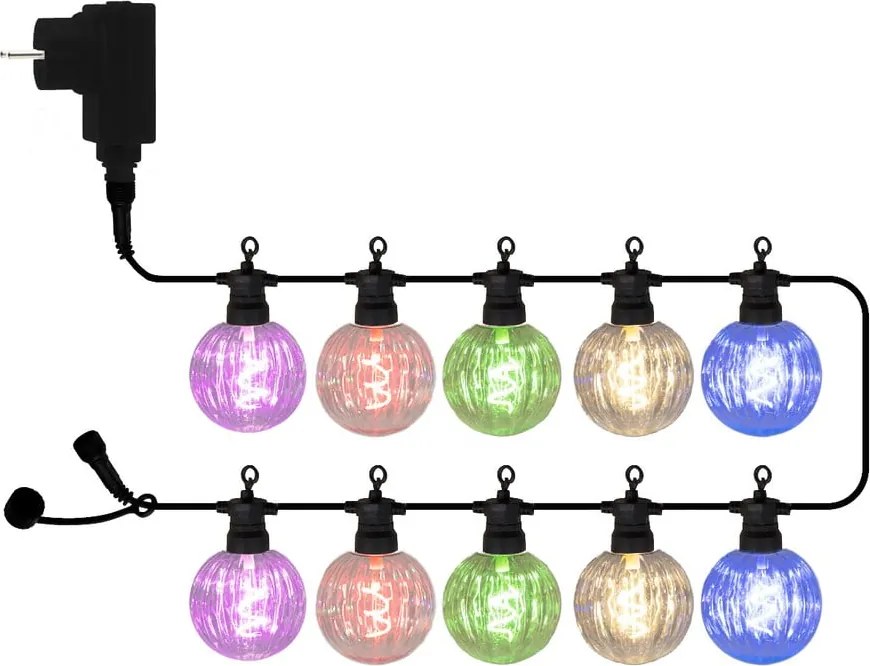 Ghirlandă luminoasă nr. becuri 10 buc. lungime 300 cm Luke – Sirius