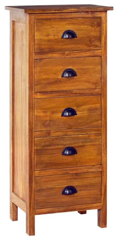vidaXL Servantă, 45 x 35 x 110 cm, lemn masiv de tec