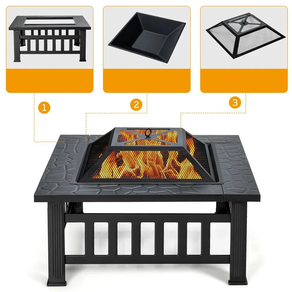 Focar 3 în 1 cu plasă de protecție împotriva scânteilor