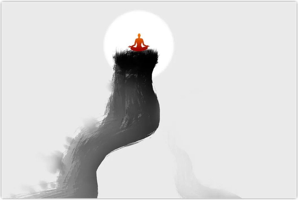 Tablou - Meditație în vârf (90x60 cm)