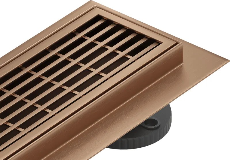 Mexen Flat 360° M33 drenaj liniar rotativ 60 cm, cupru periat - 1C33060-40