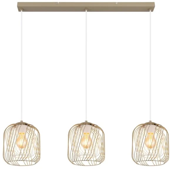 Globo 15965-3H - Pendul DICHTI suspendat pe cablu, 3xE27/40W/230V