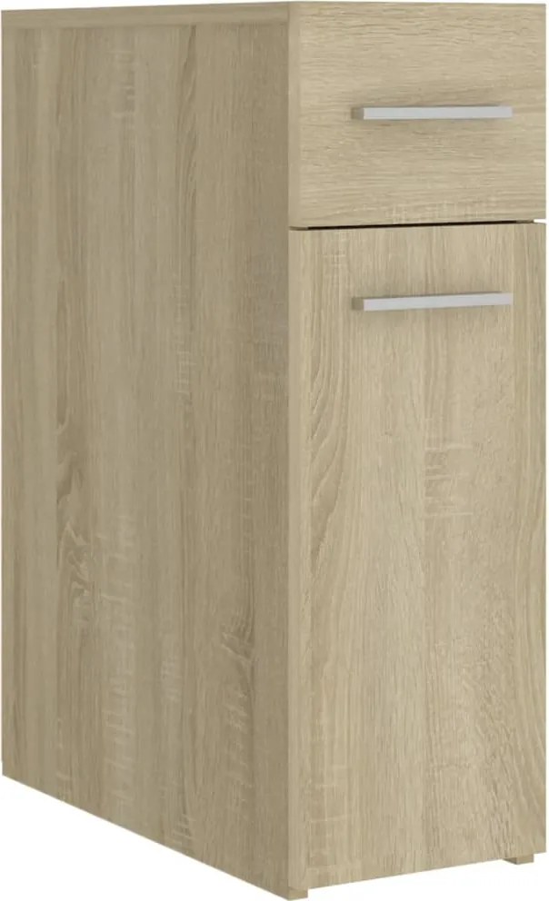 vidaXL Dulap de farmacie, stejar sonoma, 20x45,5x60 cm lemn prelucrat