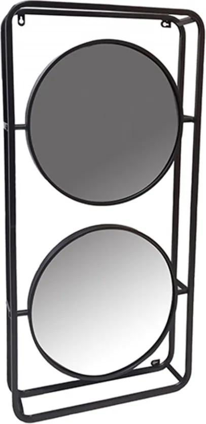 Oglinda ovala din fier 45x93 cm Double Santiago Pons