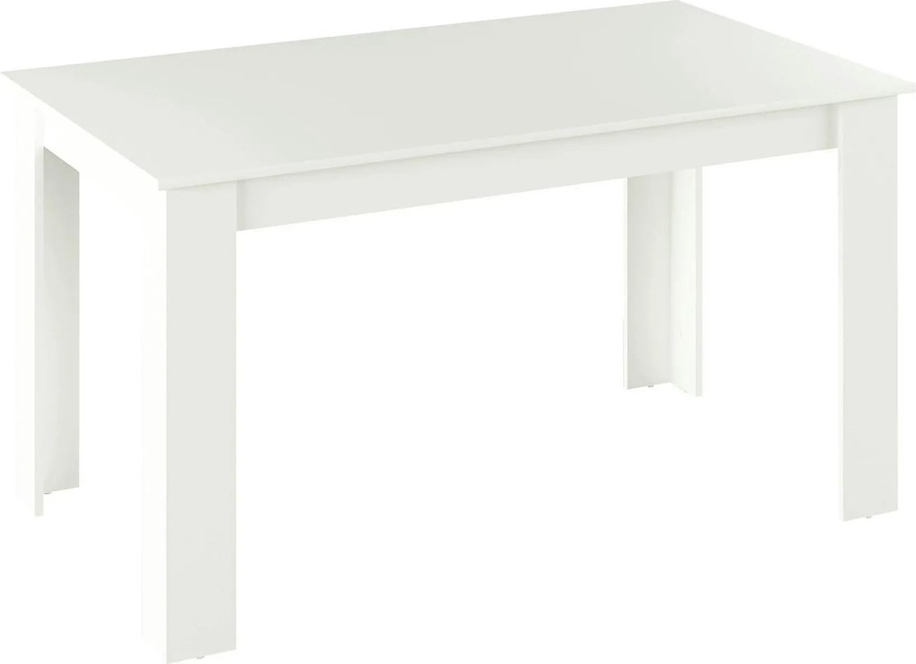 Masa GENERAL NEW, alb, DTD laminat, 140x80x75 cm