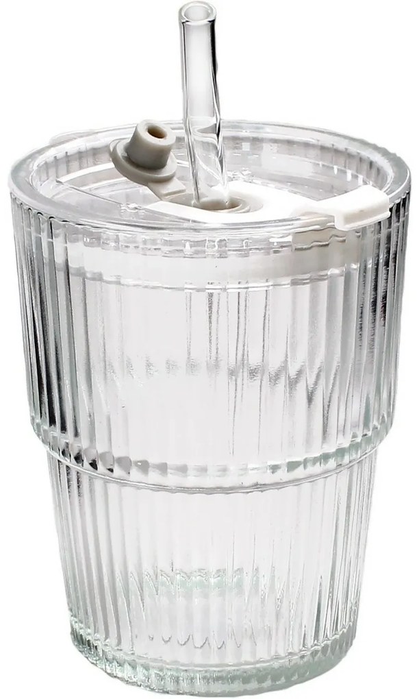 Toro Pahar cu pai 320 ml, 9,5 x 9,5 x 11,3 cm