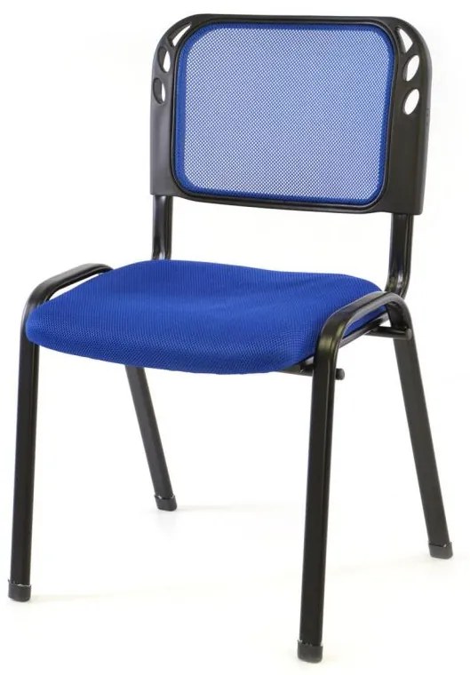 Set de scaune stivuibile - 8 buc, albastru