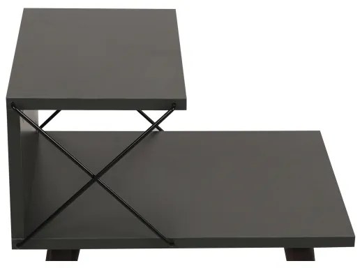 Noptieră CROSS 55x50 cm antracit