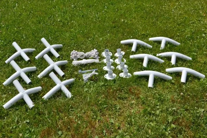 Cort universal pentru petreceri 6×4 m, PE 180 g/m², pereți l