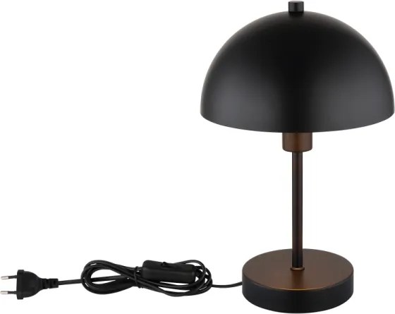 Globo 24009B - Lampă de masă ATOMA I 1xE14/40W/230V neagră