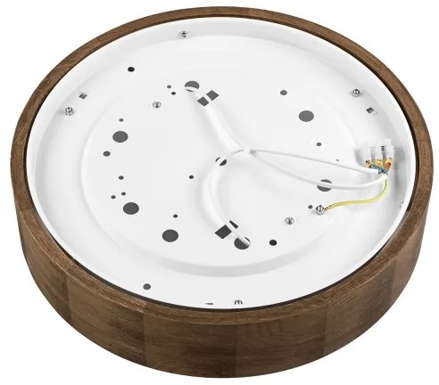 Plafonieră LED Brilagi CARVALHO 2xE27/60W/230V stejar nuc d. 37 cm