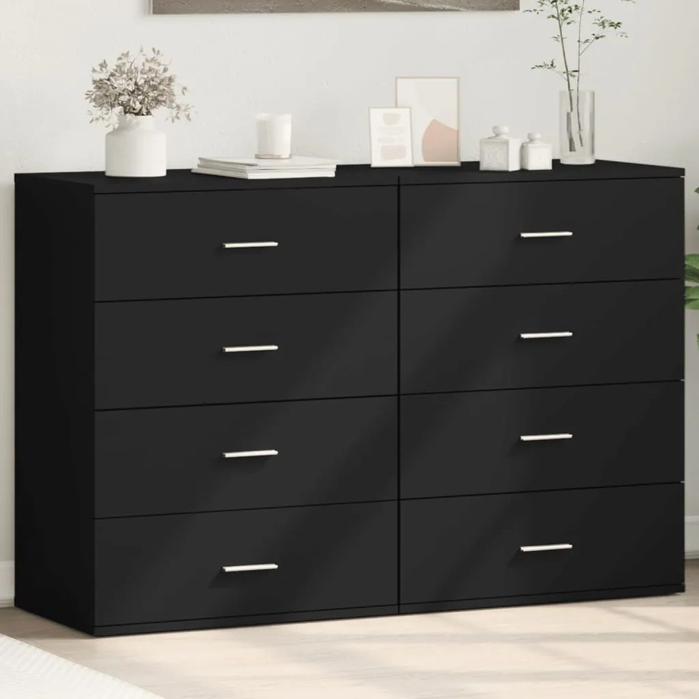 vidaXL Dulapuri, 2 buc., alb, 60x39x80 cm, lemn prelucrat