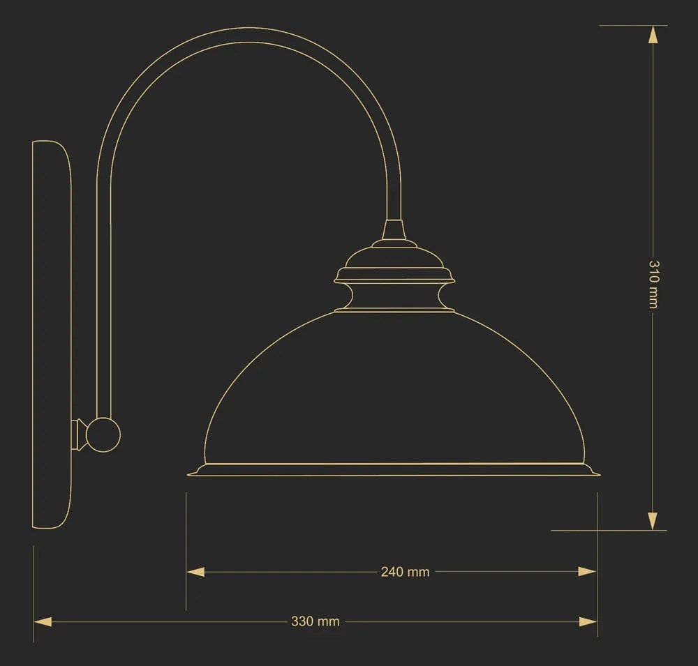 Aplica design clasic realizata manual Lido