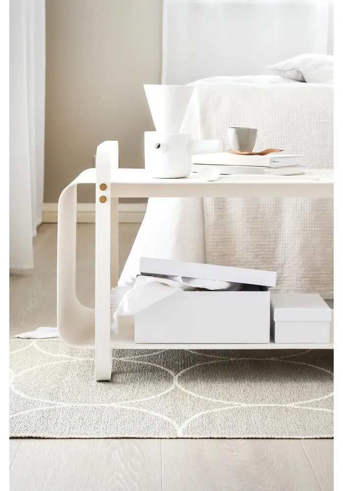 Covor tip traversă pentru interior și exterior crem 70x300 cm Boo Linen – Pappelina