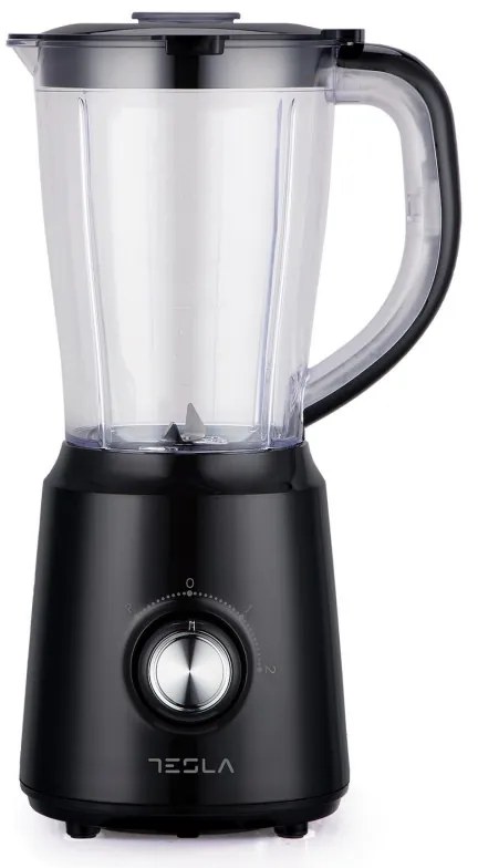 Blender Tesla BL202B, 500W, 2 viteze, Pulse, 1,5 litri, Negru