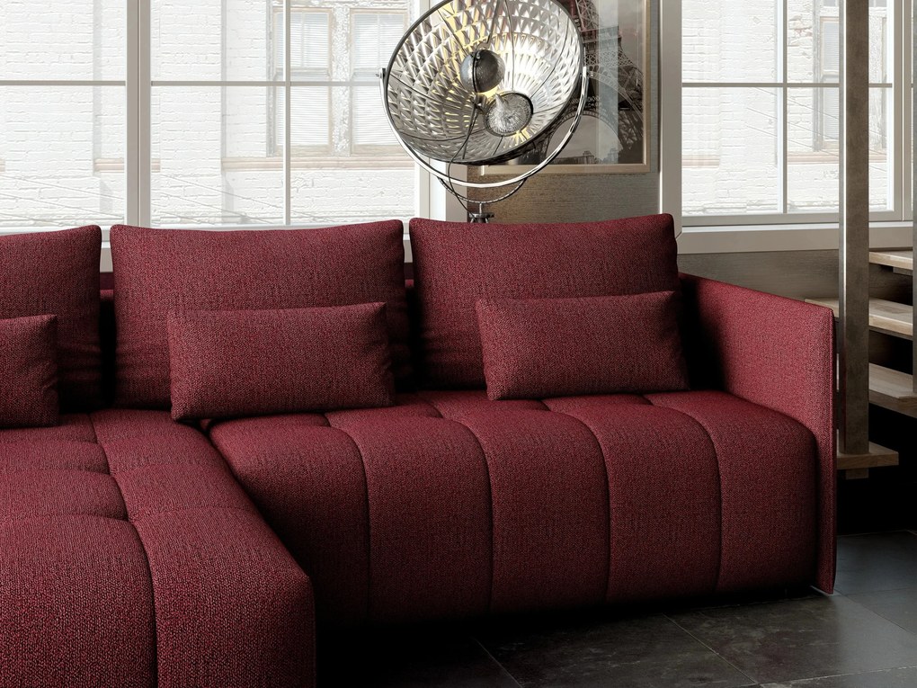 Colțar extensibil dumonde cu ladă de depozitare si sezut confortabil din spuma high-density, Malta Enjoy Winery 235x185 cm