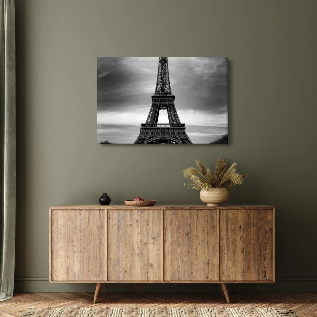 Tablou - Mașină roz în Paris (90x60 cm)