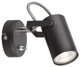 Spot aplicat GU10 cu intrerupator 955IZZY1W/BL ELAMRK