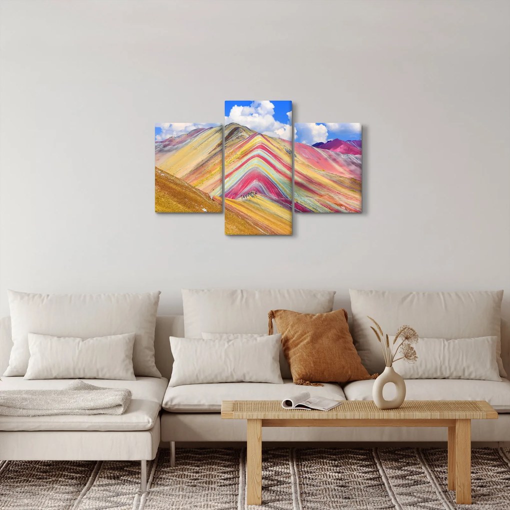 Tablou - Muntele Curcubeu, Peru (90x60 cm)