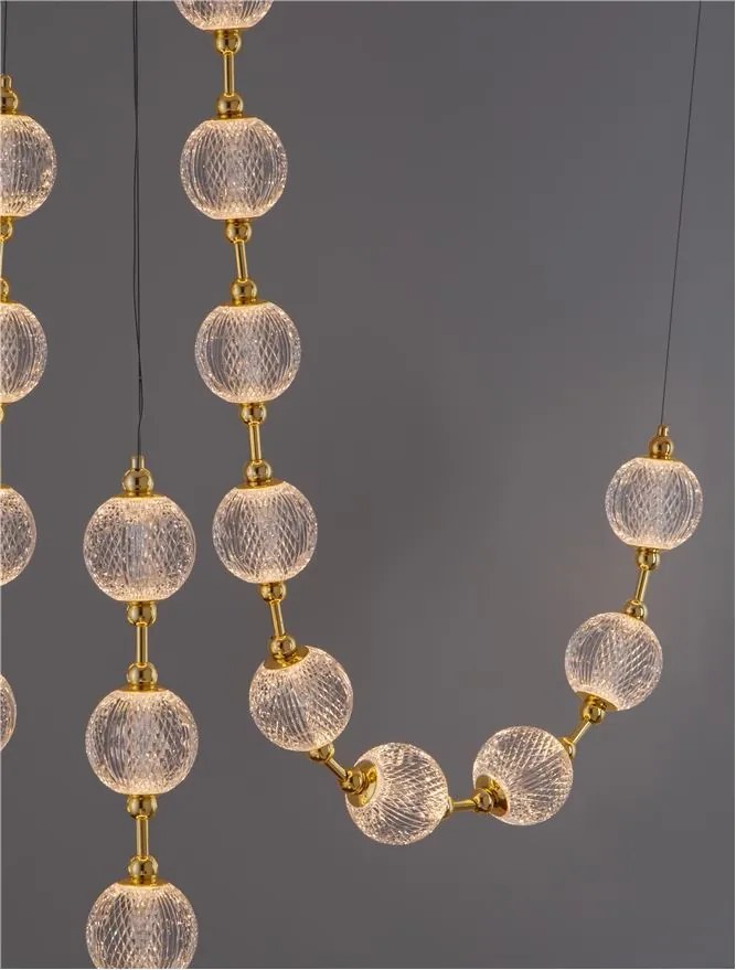 Lustra LED XXL suspendata moderna design elegant BRILLANTE