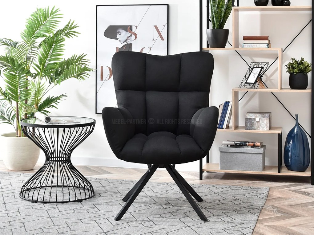 Fotoliu Kikino X (negru). Promo -8%. 1110134