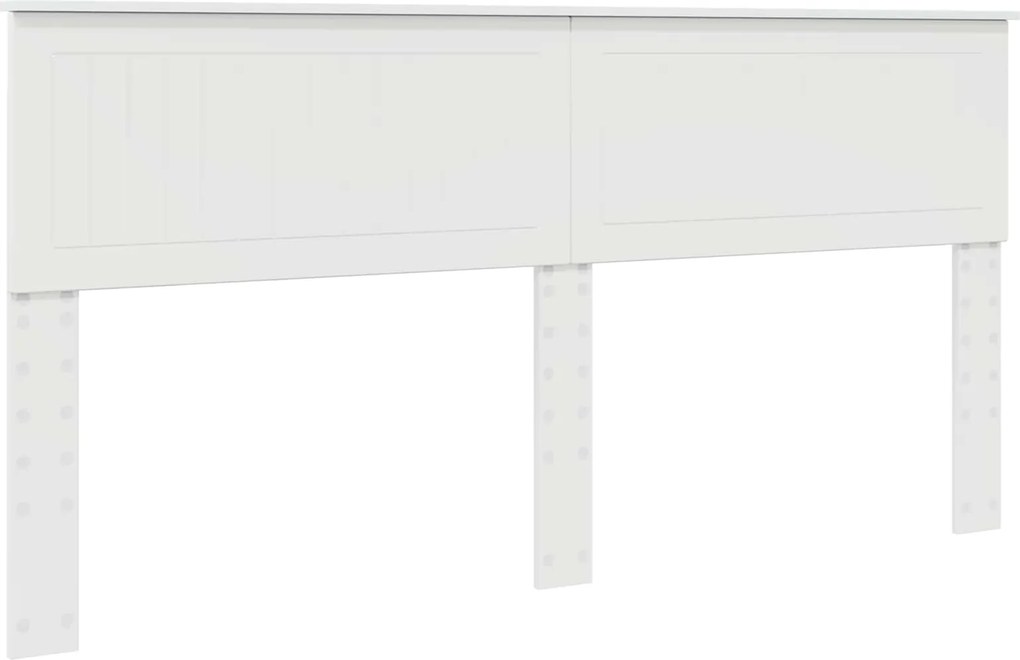 vidaXL Tăblie cap Alb 180 cm Lemn compozit