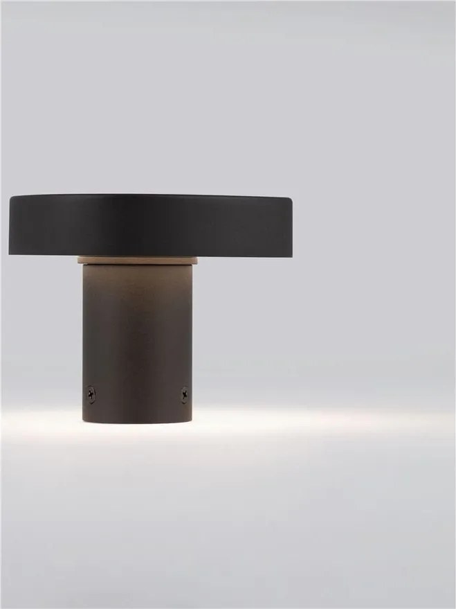 Mini Stalp de gradina IP65 BALIC negru H-10cm