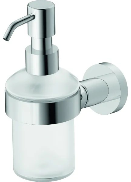 Duravit 99161000 – Dozator de săpun montat pe perete D-CODE, 390 ml, sticlă mată / crom lucios