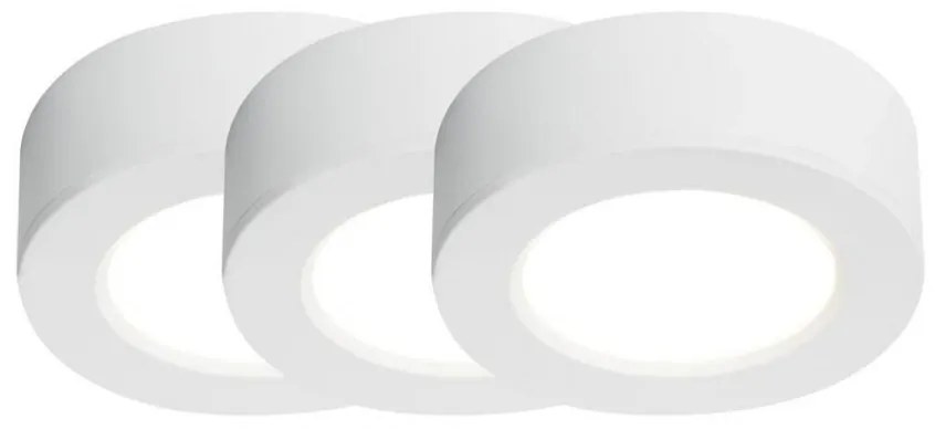 Set de 3 spoturi LED aplicate sau incastrabile KITCHENIO 3000-4000K 2015460101 NL