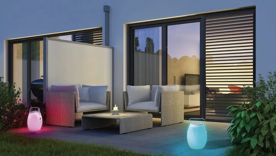Lampa LED RGB portabila cu speaker si telecomanda IP44 BOOMBOX BUCKET