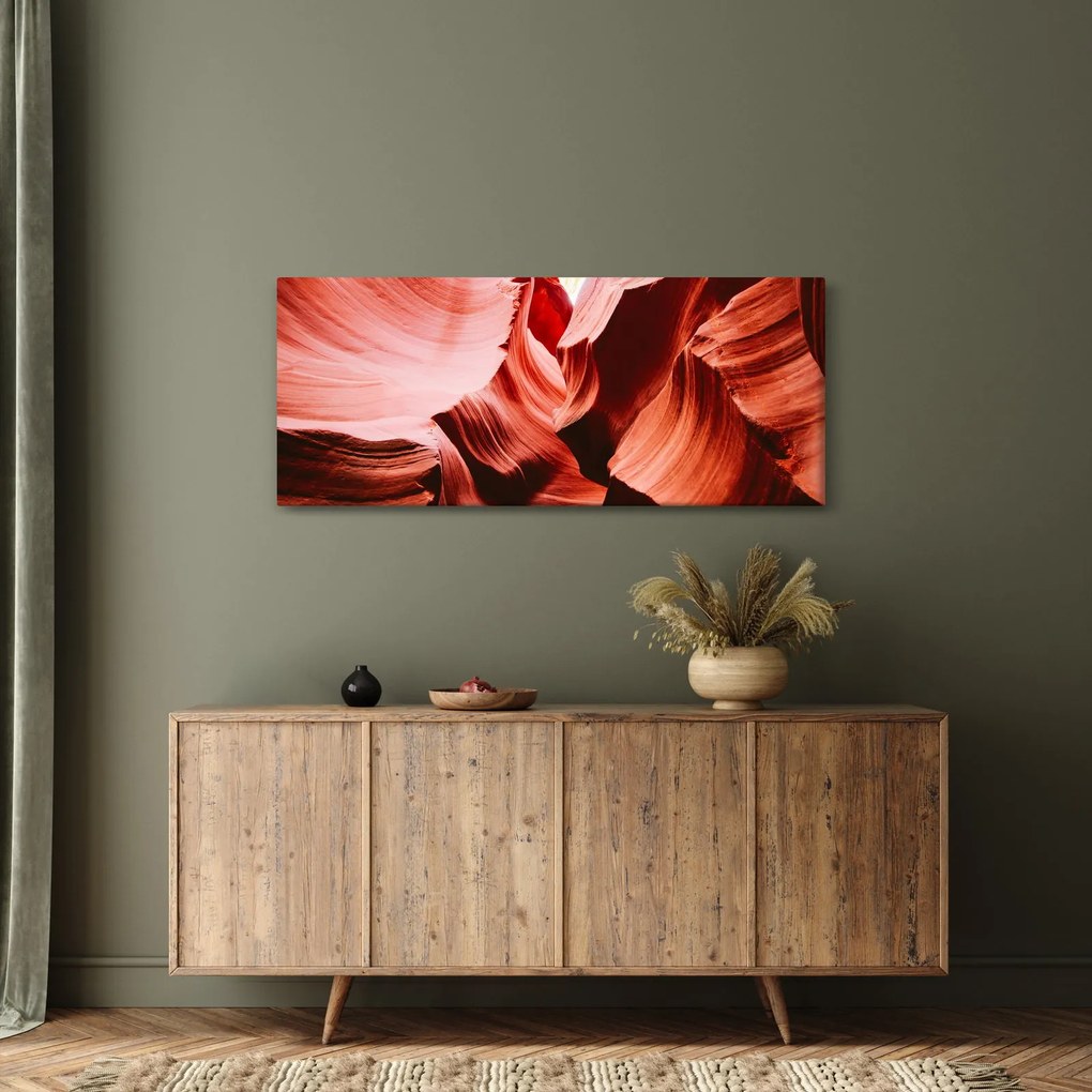 Tablou - Roci roșii (120x50 cm)