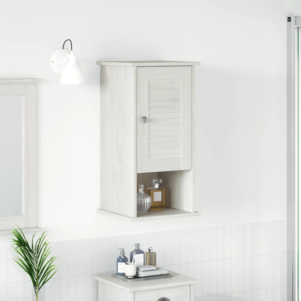 vidaXL Dulap Bathroom Montat pe Perete VIGO Alb 37 x 34 x 71.5 cm
