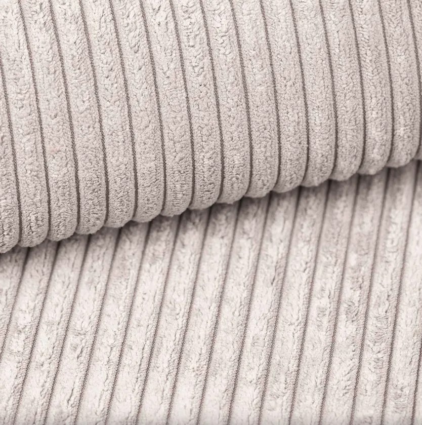 Coltar extensibil in forma de U TAVERO 321x140 cm, bej deschis