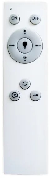 Plafonieră LED dimabilă LED/24W/230V neagră Top Light + telecomandă