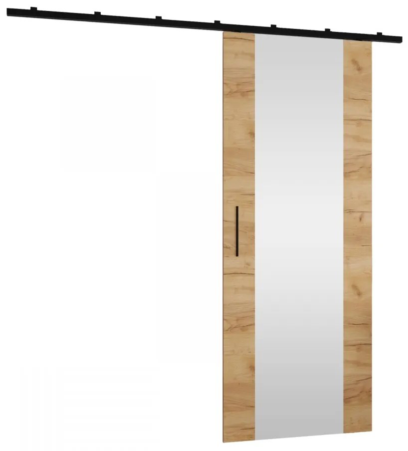 Uși culisante Kowesa 70 II (Stejar craft auriu) (cu oglindă). 1104665