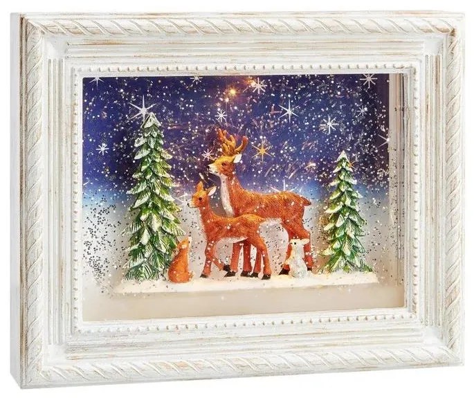 Decorațiune LED de Crăciun Markslöjd 705554 REINHARD LED/0,06W/4xAA/alb cald