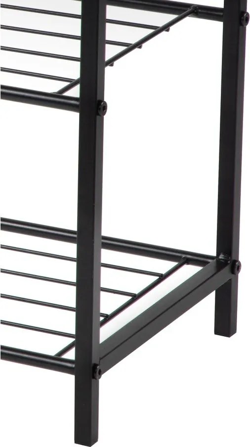 Pantofar negru din oțel 63x44x30 cm Asten – Bonami Essentials