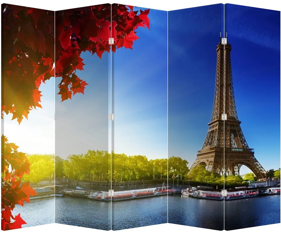 Paravan - Toamna la Paris (210x170 cm)