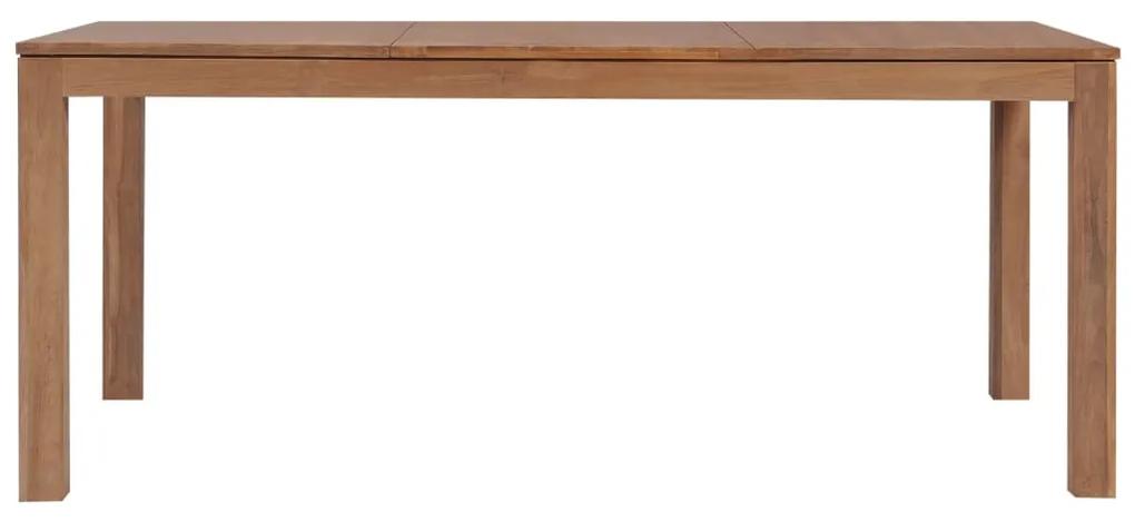 Masa din lemn masiv de tec cu finisaj natural, 180 x 90 x 76 cm 1, 180 x 90 x 76 cm